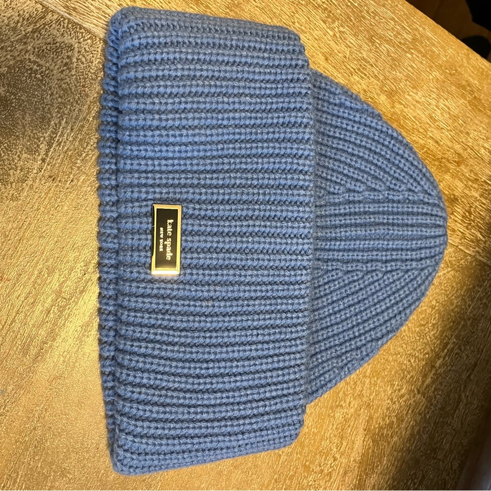 Kate Spade Sky Blue Knit Hat